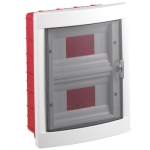 Щит для автоматов белый 16 модулей пластик Depa