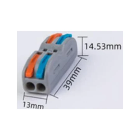 Разьем Wago с монтажными ножками