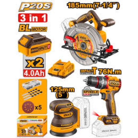 SET DIN 3 SCULE PE ACUMULATOR INGCO INDUSTRIAL