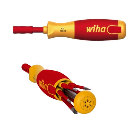 SURUBELNITA DIELECTRICA LUNGA 6 SLIM BIT 1000V WIHA