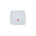 Întrerupător unitar incorporabil cu iluminare alb 10A IP20 220V jasmin Elmos