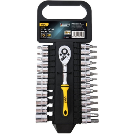 SET DE CHEI TUBULARE 27PC 1/4IN DELI