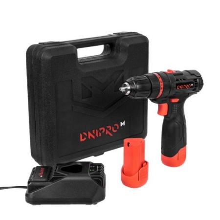 Masină de găurit/înșurubat 1350rpm 12VX1.5Ah Dnipro