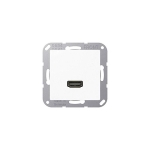 Розетка HDMI-данные белая ИП20 220V rita Mutlusan