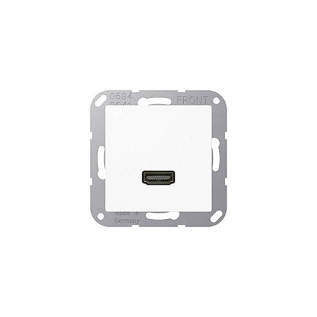 Розетка HDMI-данные белая ИП20 220V rita Mutlusan