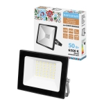 PROIECTOR LED 50W 6500K IP65 220v NEGRU TDM