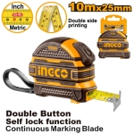 Рулетка 10m INGCO