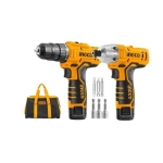 SET MASINA DE INSURUBAT+ MASINA DE GAURIT CU IMPACT 12V/1.5 INGCO