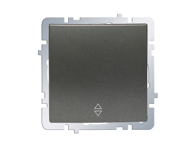 Întrerupător unitar incorporabil negru 10A IP20 220V NILSON Întrerupător unitar incorporabil negru 10A IP20 220V NILSON