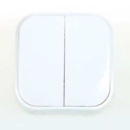 Întrerupător dublu aparent alb 10A IP20 220V forix Legrand