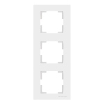 Рамка 3-я вертикальная белая rita Mutlusan