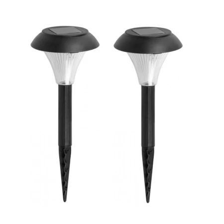 Corp de iluminat de grădină negru 40cm plastic