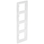 Ramă cu 4 locuri albă niloe Legrand