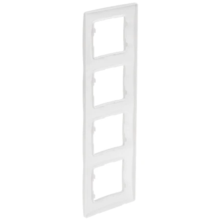 Ramă cu 4 locuri albă niloe Legrand