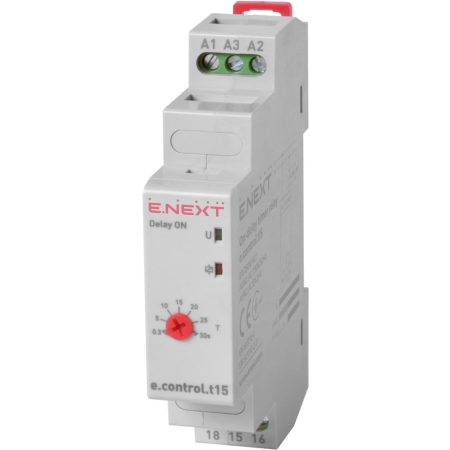реле времени и реле контроля напряжения Enext