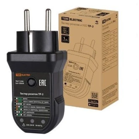 Тестер розеток TDM