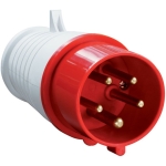 Вилка силовая 32A ИП44 3P+N+PE 380B Vecas