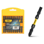 SET DE 10 BITI DE SURUBELNITA CU IMPACT+CAP DUBLU PH2X65MM DELI