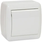 Întrerupător unitar aparent alb 10A IP44 220V Elmos