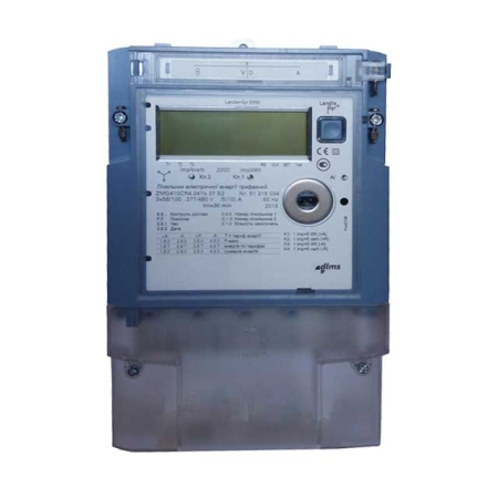 Трехфазный электронный счетчик IP45 282 x 177 x 75 mm 380B 10A