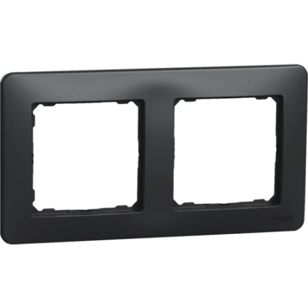 Рамка 2-я антрацит sedna New Schneider