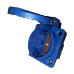 Розетка промышленная построенная 220V 16A 2P+PE 220V Vecas