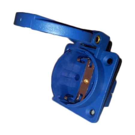 Priză industrială incorporabilă 220V 16A 2P+PE 220V Vecas