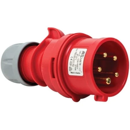 Вилка силовая 63A ИП44 3P+N+PE 380B Vecas