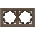 Рамка 2-я графитовый rosa Злмос