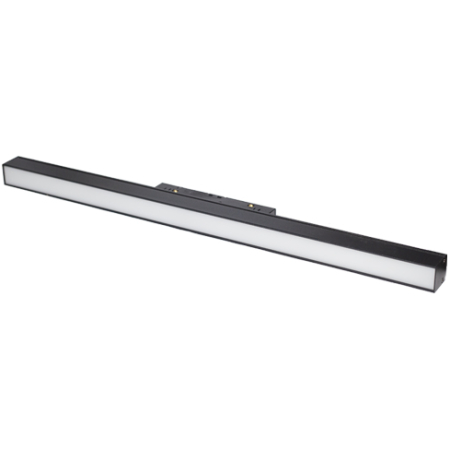 Рельсовый магнитный светодиодный прожектор 15В черный 4500 K Злмос