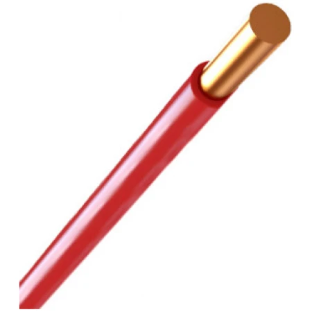 Кабель и провод ПВ1 1x10mm kрасный медный