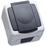 Priză cu capac gri aparentă 16A IP44 220V nemliyer Makel