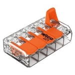 CONECTOR PENTRU 5 CONDUCTORI UNIFILARI WAGO