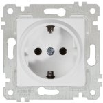 Priză cu împământare incorporabilă albă 220V 16A IP20 220V rita Mutlusan