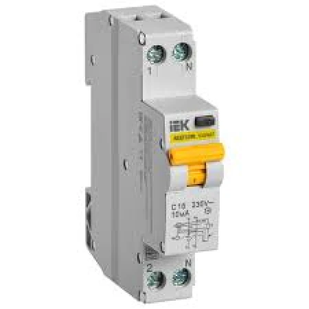 INTRERUPATOR AUTOMAT DIF. AVDT32ML 1P 10A 10MA CURBA C IEK