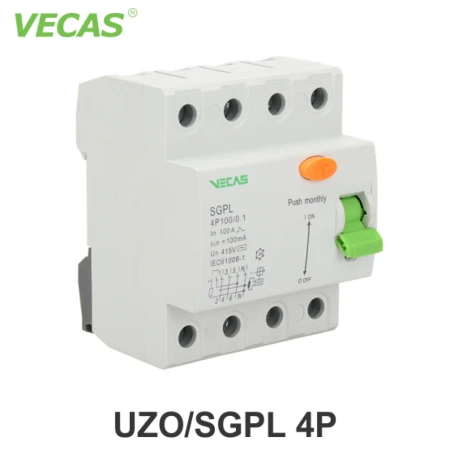Întrerupător automat diferențial 63A 4P Vecas