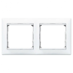 Рамка 2-я белая rita Mutlusan