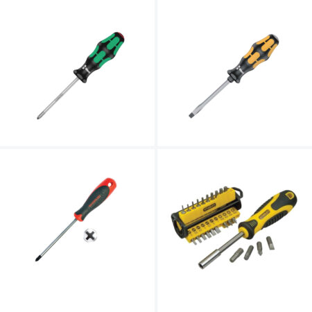 Крестовые и плоские отвертки