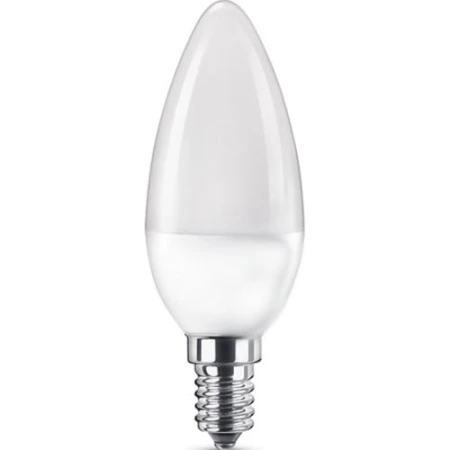 Set de 5 becuri 7W 4000K E14 C37 Lumineco PRO