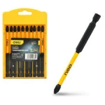 SET DE 10 BITI DE SURUBELNITA  PH2X100MM DELI