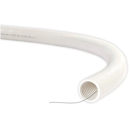Гофрированная трубка серый 32mm ПВХ