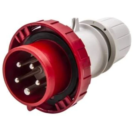 Вилка силовая с заземлением 16A ИП44 5P 380B Scame