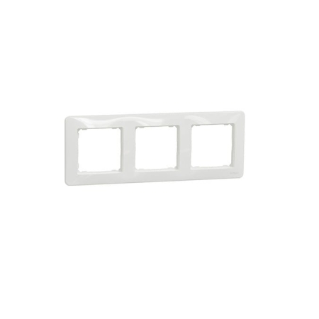 Рамка 3-я белая sedna New Schneider