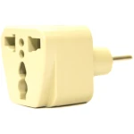 Переходник универсальный бежевый 16A Depa