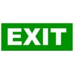 Наклейка exit