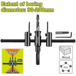 CAROTA CIRCULARA 30-120MM LEMN DYLLU