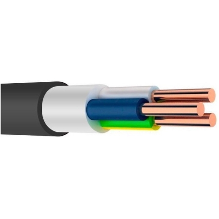 Cablu electric VVGngls 3x1.5mm negru cupru