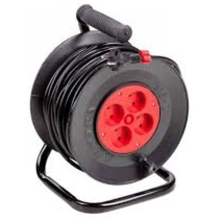 Удлинитель на катушке 4 гнезда 40m 220V 16A 3х2,5 mm² 220V Lemira