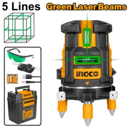 NIVELA CU LASER MULTI-LINIE 30M VERDE DYLLU