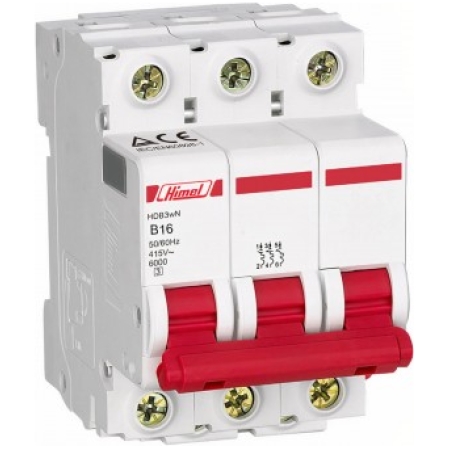 INTRERUPATOR AUTOMAT VA47-29 3P 13A 4,5 kA C HIMEL